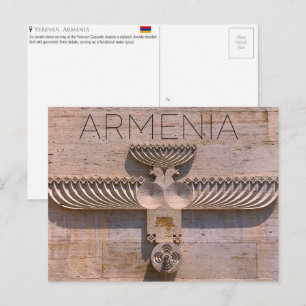 Yerevan-Kaskade, Armenien Reise-Postkarte Postkarte