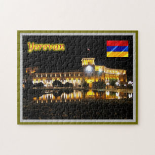Yerevan - Platz der Republik - Nacht - Puzzle