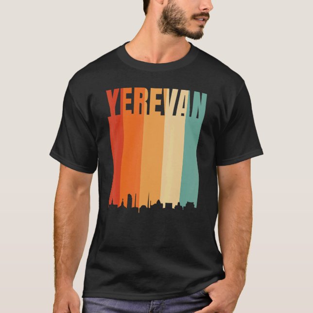 Yerevan Skyline T-Shirt (Vorderseite)