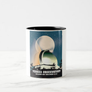 Yerkes-Observatorium Williams Bay, Wisconsin, USA, Zweifarbige Tasse