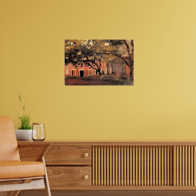 Yerres, the Aviary in Ornamental Farm, Poster (Wohnzimmer 2)