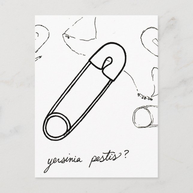 Yersinia Pestis Postcard Postkarte (Vorderseite)