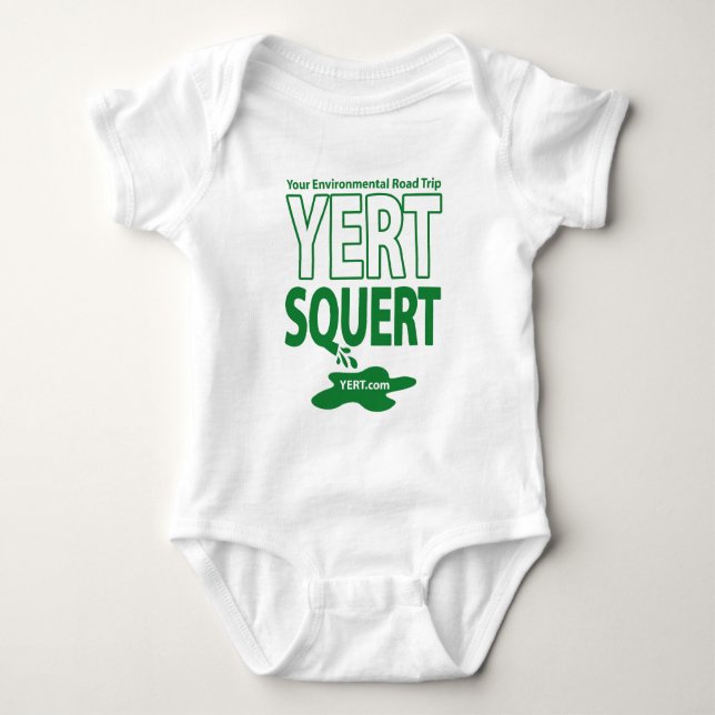 YERTSQUERT Bio Baby Strampler (Vorderseite)