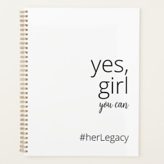 Yes Girl You Can - Feminist Motivierend Planer