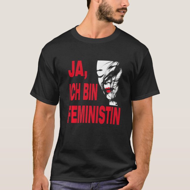 Yes, I am feminist, for engaged men and women Prem T-Shirt (Vorderseite)