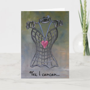 "Yes I cancan" Feiertagskarte