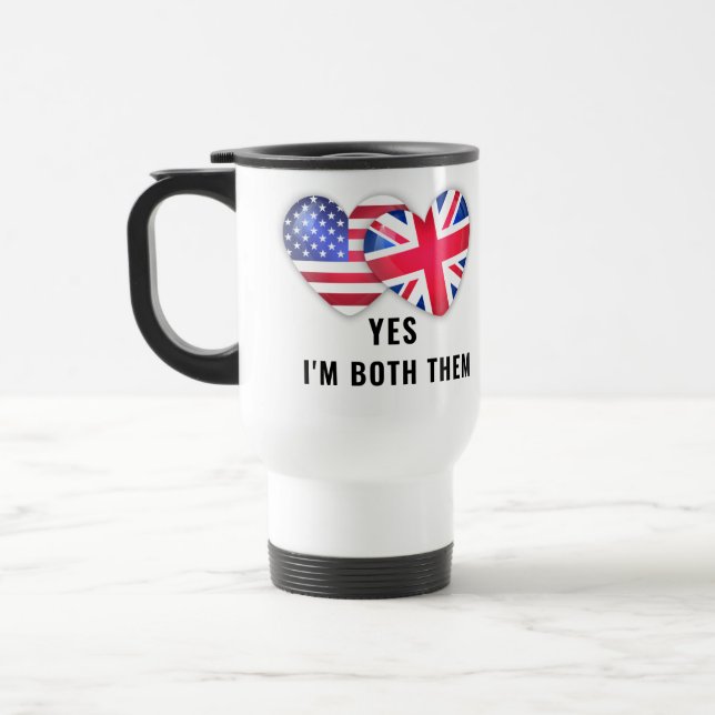 Yes, I’m Both – Citizenship Day  Reisebecher (Links)