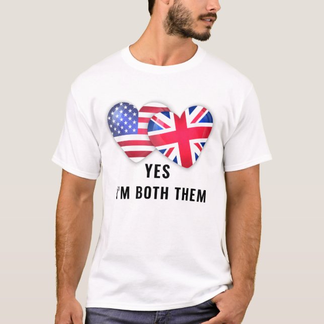 Yes, I’m Both – Citizenship Day  T-Shirt (Vorderseite)