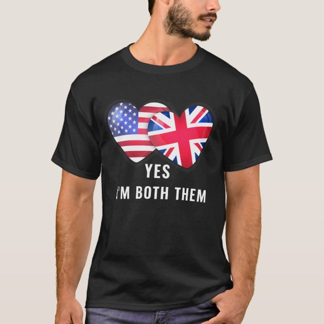 Yes, I’m Both – Citizenship Day  T-Shirt (Vorderseite)