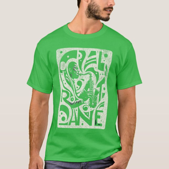 Yes I Speak Coltrane Jazz Music Lover boy retro T-Shirt (Vorderseite)