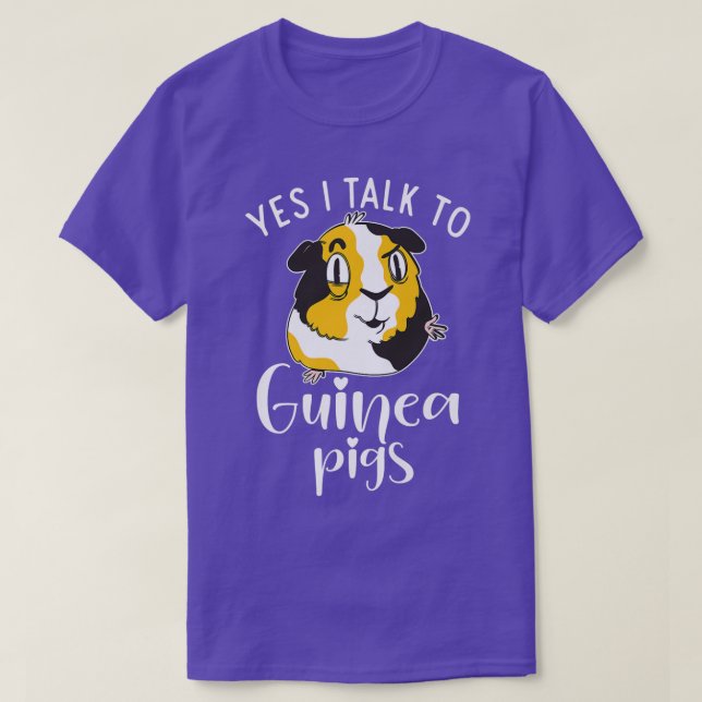 Yes i talk to Cute Guinea Pigs Premium  T-Shirt (Design vorne)