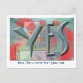 Yes Inmate Postkarte