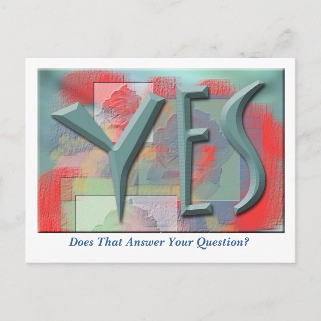 Yes Inmate Postkarte (Vorderseite)