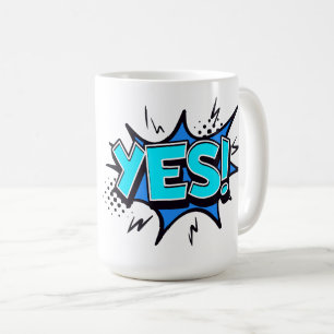 YES Klassischer Becher Kaffeetasse