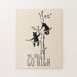 Yes, Still Go High Climbing Bears Inspirational Puzzle
