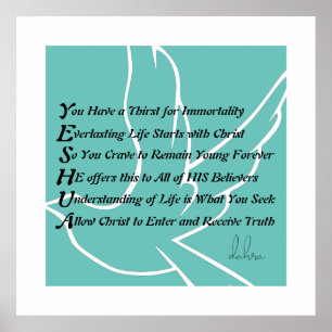 Yeshua Christlich Gedicht Poster