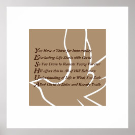 Yeshua Christlich Poster