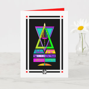 Yeshua, das Licht der Welt, Jesus Christus-Karte Karte