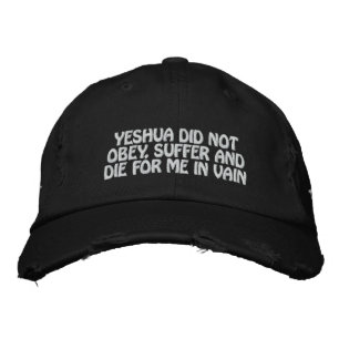 Yeshua Die mir nicht in vergeblicher Hut (schwarz)