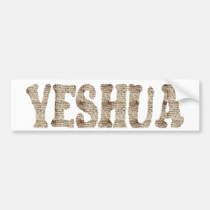 Yeshua effet manuscrit autoaufkleber