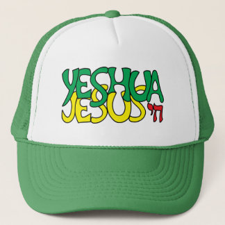 Yeshua Jesus Grün Truckerkappe