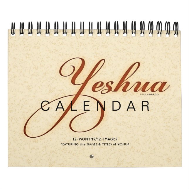 YESHUA Jesus hebräischer jüdischer christlicher Kalender (Titelbild)