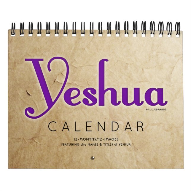 YESHUA Jesus hebräischer jüdischer christlicher Kalender (Titelbild)