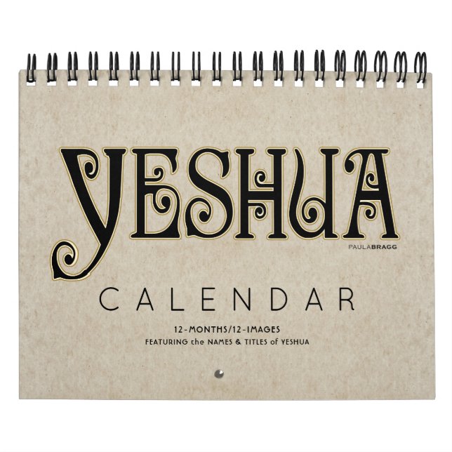 YESHUA Jesus hebräischer jüdischer christlicher Kalender (Titelbild)