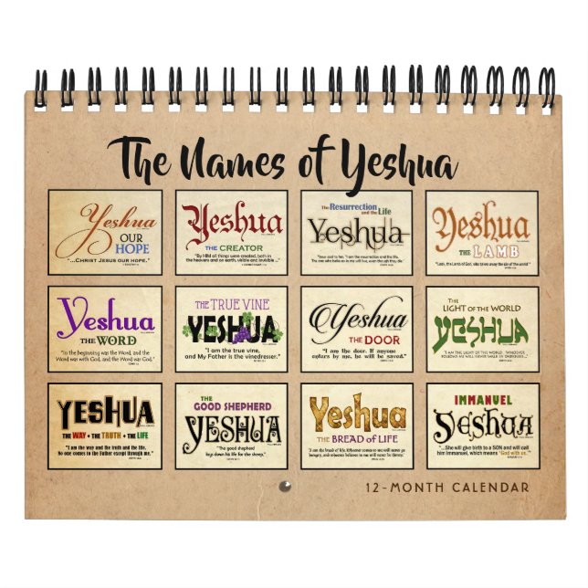 Yeshua Jesus messianisch Kalender (Titelbild)