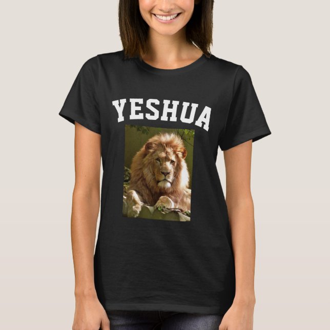YESHUA LION OF JUDAH JESUS T - Shirt (Vorderseite)