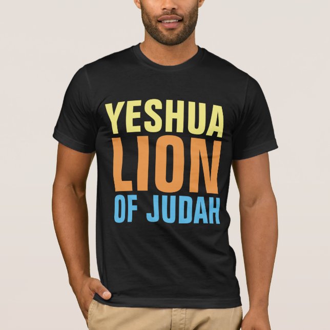 YESHUA LION OF JUDAH T - Shirt (Vorderseite)