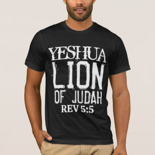 YESHUA LÖWE VON JUDA CHRISTLICHE JÜDISCHE T-Shirts