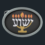Yeshua Menorah Oval Ovale Gürtelschnalle<br><div class="desc">Ich schuf diese Yeshua Menorah,  weil Yeshua (Jesus) das Licht der Welt ist. Es ist ein großartiger Weg,  Ihren Glauben mit anderen zu teilen.</div>