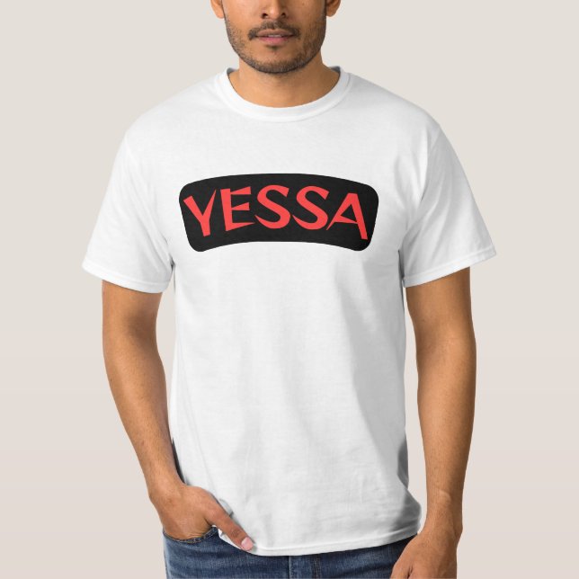 Yessa T-Shirt schwarz & rot (Vorderseite)