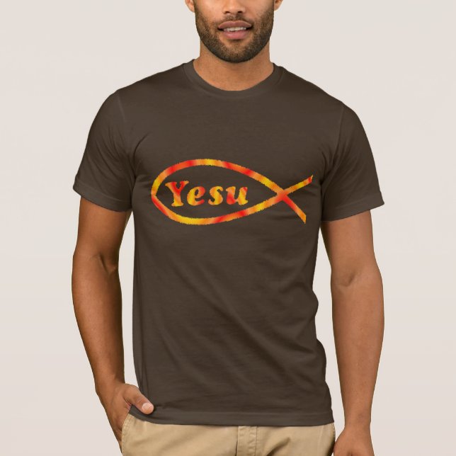 Yesu Fische T-Shirt (Vorderseite)