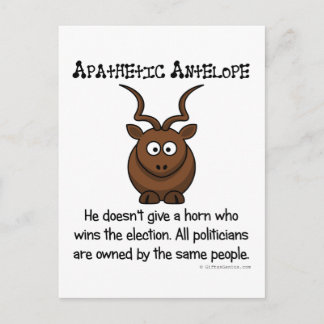 Yet another apathetic wählen postkarte