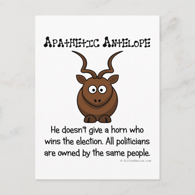 Yet another apathetic wählen postkarte (Vorderseite)