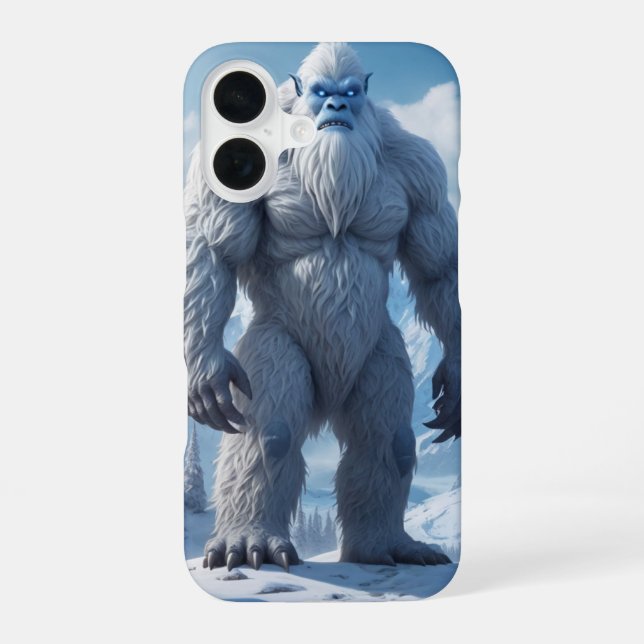 Yeti Guardian iPhone 16 Hülle (Rückseite)