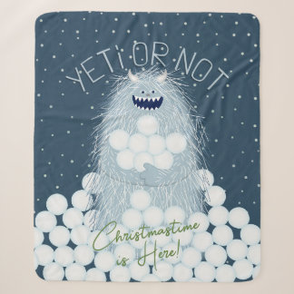 Yeti oder nicht Weihnachten ist da Weihnachten Sherpadecke