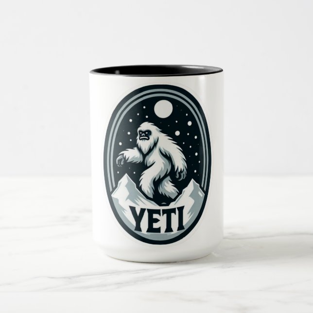 Yeti reist um Snow Mount Kaffee Tasse (Zentrum)