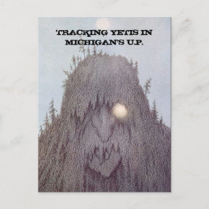 YETI TRACKIERT YETIS TERRAIN POSTCARD EZ2CUSTOMIZE POSTKARTE