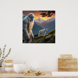 Yeti und der Schneeleopard Poster