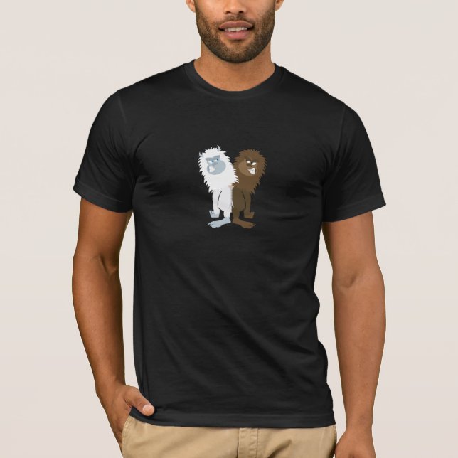 Yeti V Bigfoot T-Shirt (Vorderseite)
