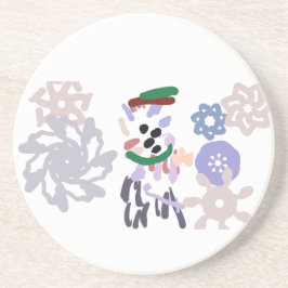 Yeti Winterfreude Getränkeuntersetzer