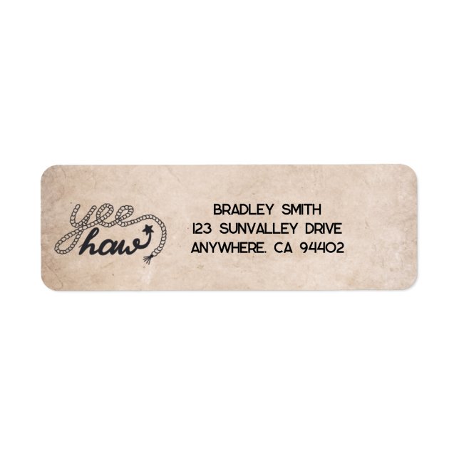 Yew-Rücksendeadresse (Vorne)