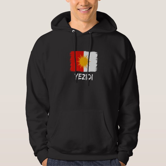 Yezidi Flag Ezidi Hoodie (Vorderseite)