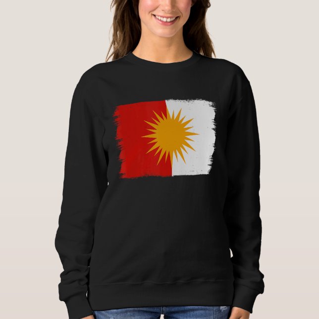 Yezidi Flag Ezidi Sweatshirt (Vorderseite)