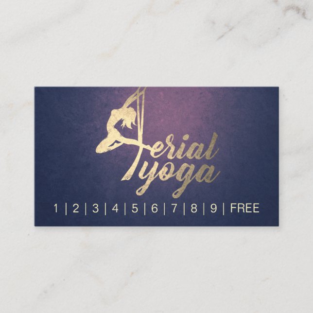 YGA Meditation Instruktor Loyalty Punch Treuekarte (Vorderseite)