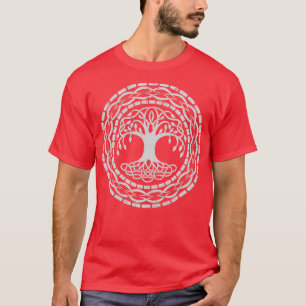 Yggdrasil Baum des Lebens Nordische Runen Wikinger T-Shirt