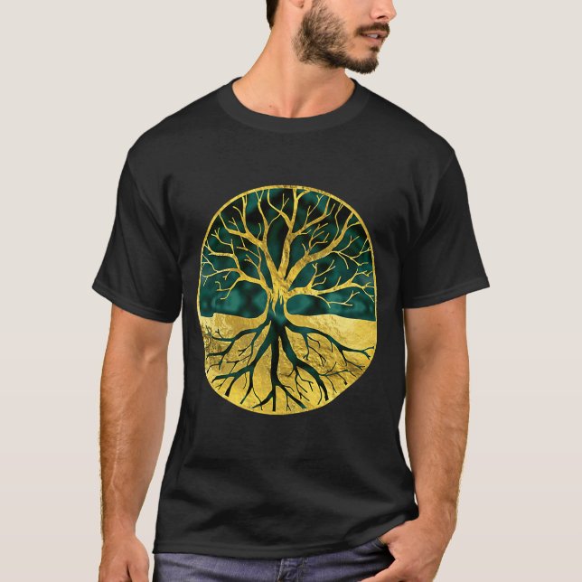 YGGDRASIL BAUM DES LEBENS T-Shirt (Vorderseite)